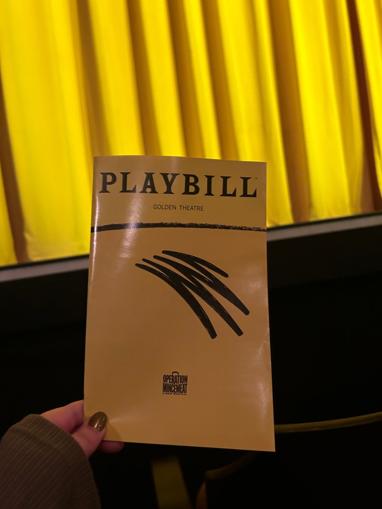 Operation Mincemeat Playbill